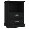 Stella Homewares Bedside Cabinets 2 pcs Black 43x36x60 cm