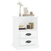 Stella Homewares Bedside Cabinet High Gloss White 43x36x60 cm