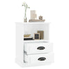 Stella Homewares Bedside Cabinet High Gloss White 43x36x60 cm