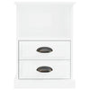 Stella Homewares Bedside Cabinet High Gloss White 43x36x60 cm