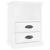 Stella Homewares Bedside Cabinets 2 pcs High Gloss White 43x36x60 cm