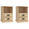 Stella Homewares Bedside Cabinets 2 pcs Sonoma Oak 43x36x60 cm