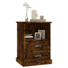 Stella Homewares Bedside Cabinets 2 pcs Smoked Oak 43x36x60 cm