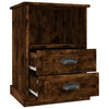 Stella Homewares Bedside Cabinets 2 pcs Smoked Oak 43x36x60 cm
