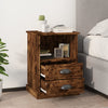 Stella Homewares Bedside Cabinets 2 pcs Smoked Oak 43x36x60 cm