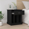 Stella Homewares Bedside Cabinets 2 pcs Black 43x36x50 cm