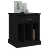 Stella Homewares Bedside Cabinets 2 pcs Black 43x36x50 cm
