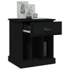 Stella Homewares Bedside Cabinets 2 pcs Black 43x36x50 cm