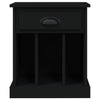 Stella Homewares Bedside Cabinets 2 pcs Black 43x36x50 cm