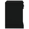 Stella Homewares Bedside Cabinets 2 pcs Black 43x36x50 cm