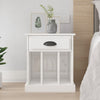 Stella Homewares Bedside Cabinet High Gloss White 43x36x50 cm