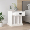 Stella Homewares Bedside Cabinets 2 pcs High Gloss White 43x36x50 cm