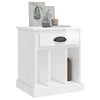Stella Homewares Bedside Cabinets 2 pcs High Gloss White 43x36x50 cm