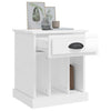 Stella Homewares Bedside Cabinets 2 pcs High Gloss White 43x36x50 cm