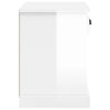 Stella Homewares Bedside Cabinets 2 pcs High Gloss White 43x36x50 cm