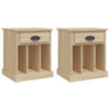 Stella Homewares Bedside Cabinets 2 pcs Sonoma Oak 43x36x50 cm