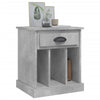 Stella Homewares Bedside Cabinets 2 pcs Concrete Grey 43x36x50 cm
