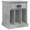 Stella Homewares Bedside Cabinets 2 pcs Concrete Grey 43x36x50 cm