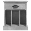 Stella Homewares Bedside Cabinets 2 pcs Concrete Grey 43x36x50 cm