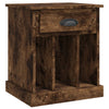 Stella Homewares Bedside Cabinets 2 pcs Smoked Oak 43x36x50 cm