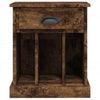 Stella Homewares Bedside Cabinets 2 pcs Smoked Oak 43x36x50 cm
