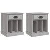 Stella Homewares Bedside Cabinets 2 pcs Grey Sonoma 43x36x50 cm