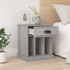 Stella Homewares Bedside Cabinets 2 pcs Grey Sonoma 43x36x50 cm