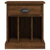 Stella Homewares Bedside Cabinets 2 pcs Brown Oak 43x36x50 cm