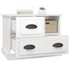 Stella Homewares Bedside Cabinet High Gloss White 60x39x45 cm