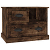 Stella Homewares Bedside Cabinet Smoked Oak 60x39x45 cm