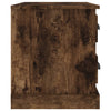 Stella Homewares Bedside Cabinet Smoked Oak 60x39x45 cm