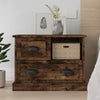 Stella Homewares Bedside Cabinet Smoked Oak 60x39x45 cm