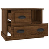 Stella Homewares Bedside Cabinet Brown Oak 60x39x45 cm