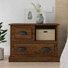 Stella Homewares Bedside Cabinet Brown Oak 60x39x45 cm