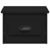 Stella Homewares Wall-mounted Bedside Cabinet Black 41.5x36x28cm
