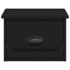 Stella Homewares Wall-mounted Bedside Cabinets 2 pcs Black 41.5x36x28cm