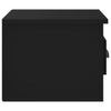 Stella Homewares Wall-mounted Bedside Cabinets 2 pcs Black 41.5x36x28cm