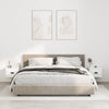 Stella Homewares Wall-mounted Bedside Cabinets 2 pcs High Gloss White 41.5x36x28cm