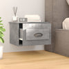 Stella Homewares Wall-mounted Bedside Cabinets 2 pcs Concrete Grey 41.5x36x28cm