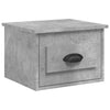 Stella Homewares Wall-mounted Bedside Cabinets 2 pcs Concrete Grey 41.5x36x28cm