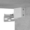 Stella Homewares Wall-mounted Bedside Cabinets 2 pcs Concrete Grey 41.5x36x28cm