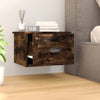 Stella Homewares Wall-mounted Bedside Cabinets 2 pcs Smoked Oak 41.5x36x28cm