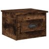 Stella Homewares Wall-mounted Bedside Cabinets 2 pcs Smoked Oak 41.5x36x28cm