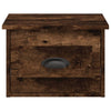 Stella Homewares Wall-mounted Bedside Cabinets 2 pcs Smoked Oak 41.5x36x28cm