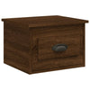 Stella Homewares Wall-mounted Bedside Cabinets 2 pcs Brown Oak 41.5x36x28cm