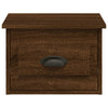 Stella Homewares Wall-mounted Bedside Cabinets 2 pcs Brown Oak 41.5x36x28cm