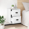 Stella Homewares Wall-mounted Bedside Cabinet White 41.5x36x53cm