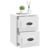 Stella Homewares Wall-mounted Bedside Cabinet White 41.5x36x53cm