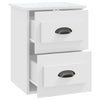 Stella Homewares Wall-mounted Bedside Cabinet White 41.5x36x53cm