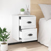 Stella Homewares Wall-mounted Bedside Cabinets 2 pcs White 41.5x36x53cm